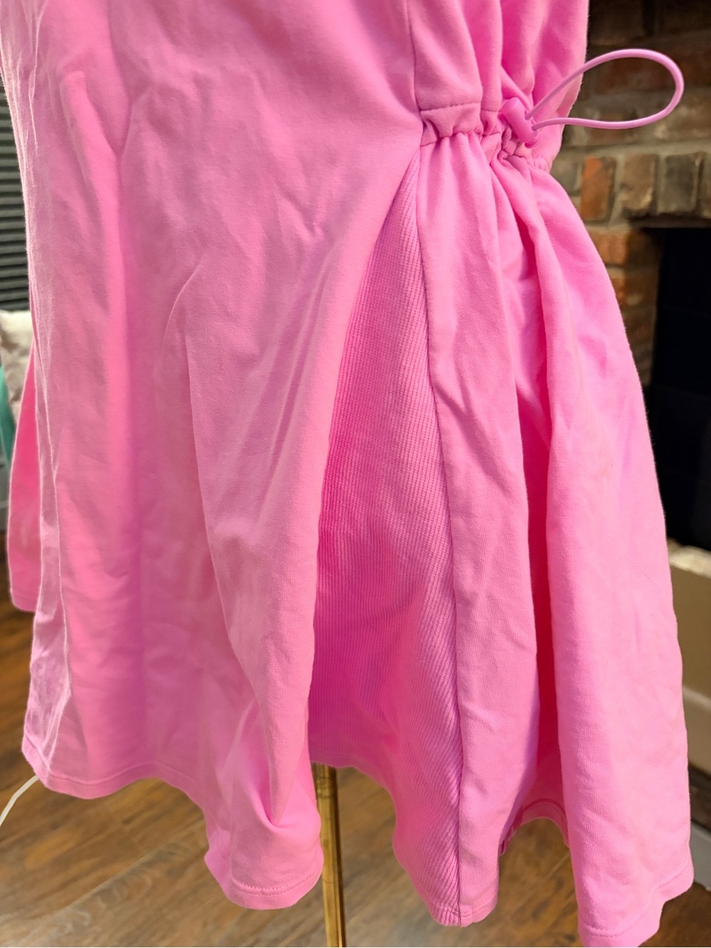 SOLD JoyLab Women's Washed Jersey Active Dress - Neon Pink - Picture 4 of 7